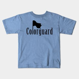 Colorguard Flag Kids T-Shirt